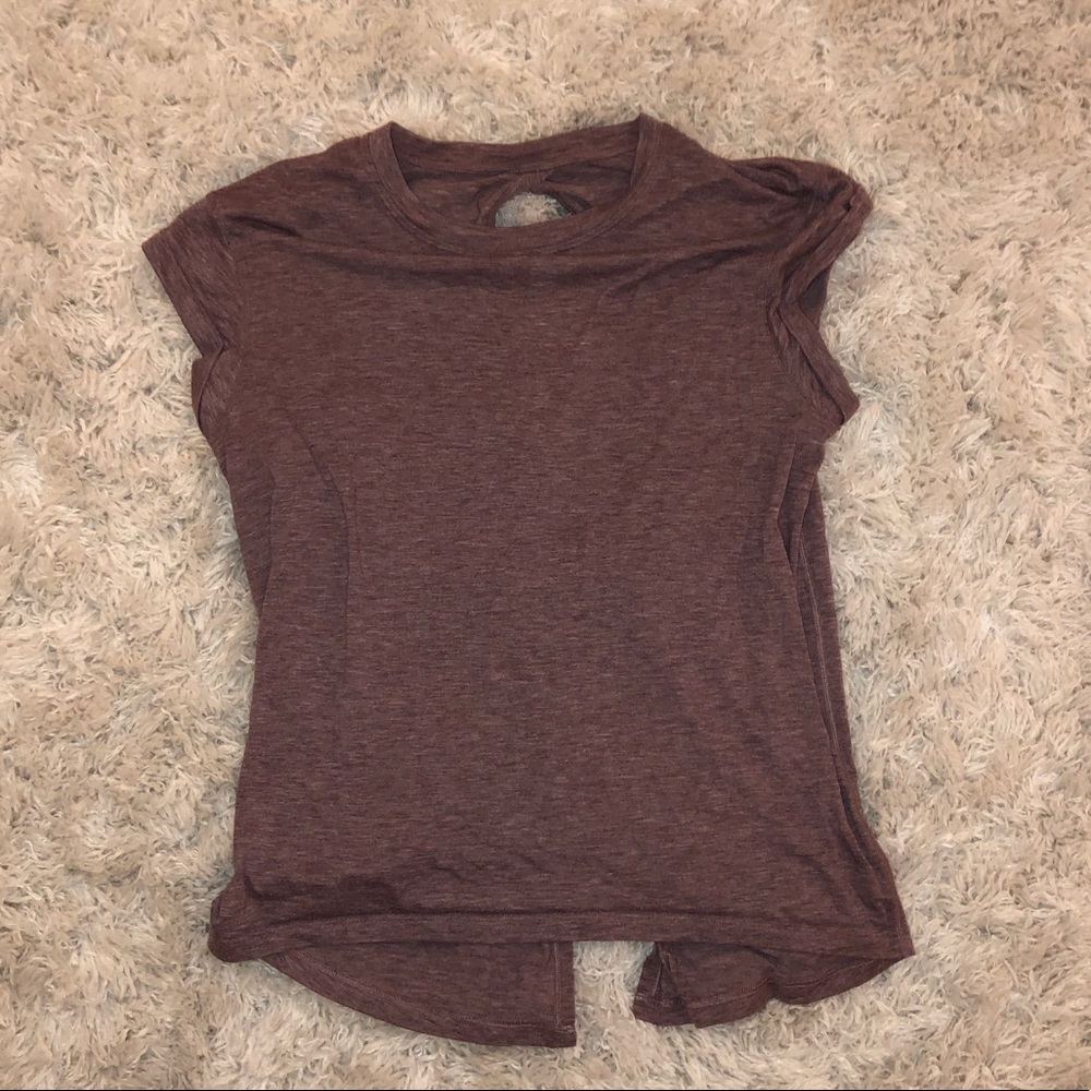 lululemon flowy open back top